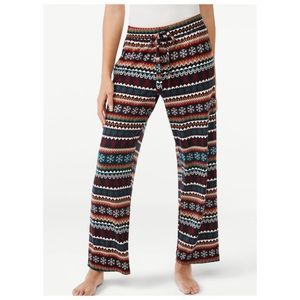 JOYSPUN WOMEN’S HACCI KNIT WIDE LEG PAJAMA PANTS